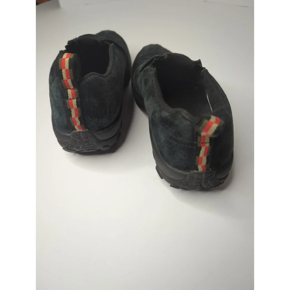 MERRELL Jungle Moc Midnight Black Suede shoes Mens 8 J52929 Slip on Waterproof